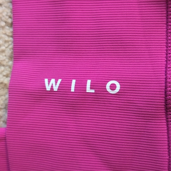 Willo Pink Athletic Workout Leggings Size Small - Picture 2 of 6